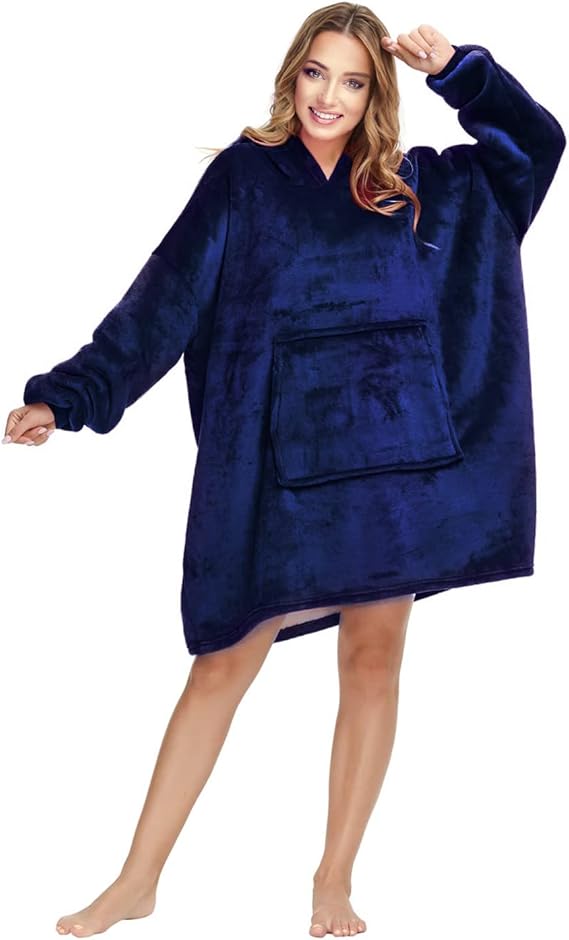 Wearable Blanket Hoodie Comfy Sweatshirt