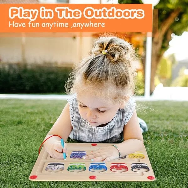 👶Magnetic Color and Number Maze🔥