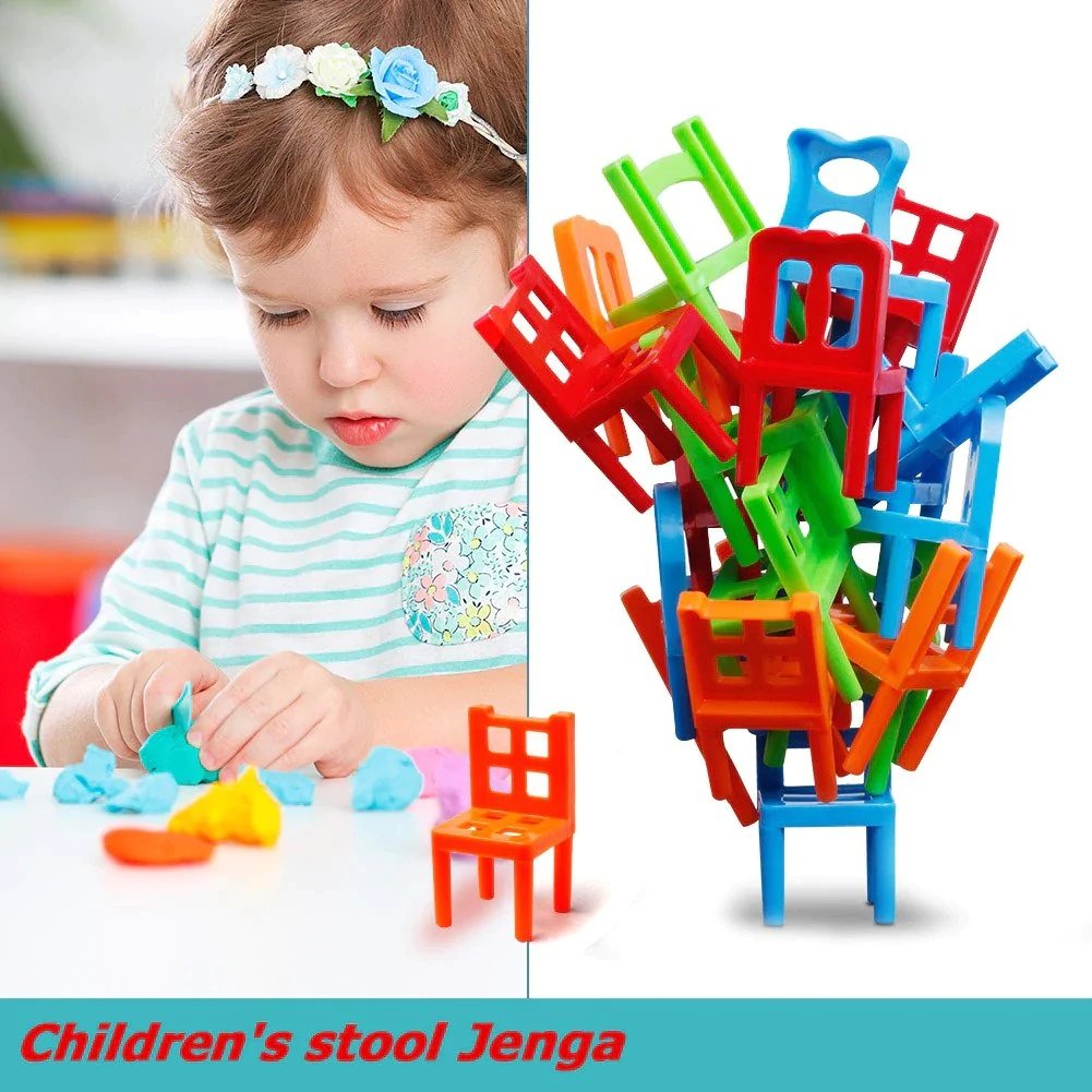 Christmas Hot Sale 49% OFF - Chairs Stacking Tower Balancing Game (18pcs)