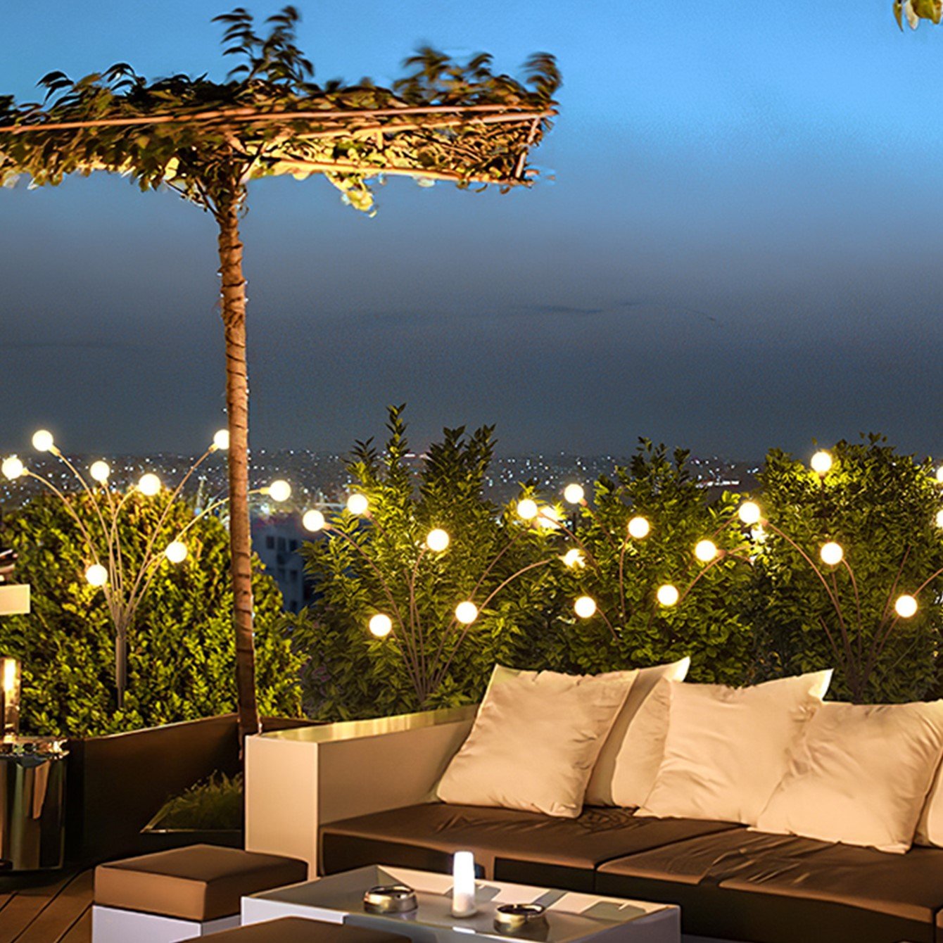 LAST DAY 49% OFF🔥Solar Powered Firefly Garden Light