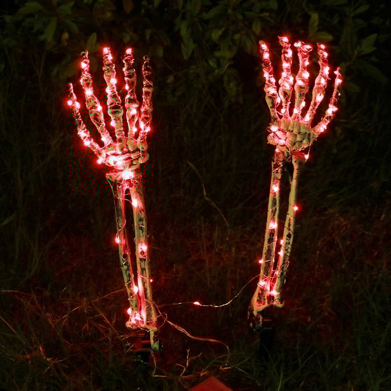 💀Halloween Decoration LED Light-emitting Skeleton Hand🎃
