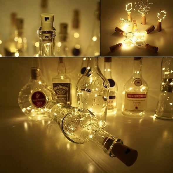(🎅HOT SALE NOW-49% OFF) BOTTLE LIGHTS ( Battery Included - Replaceable )