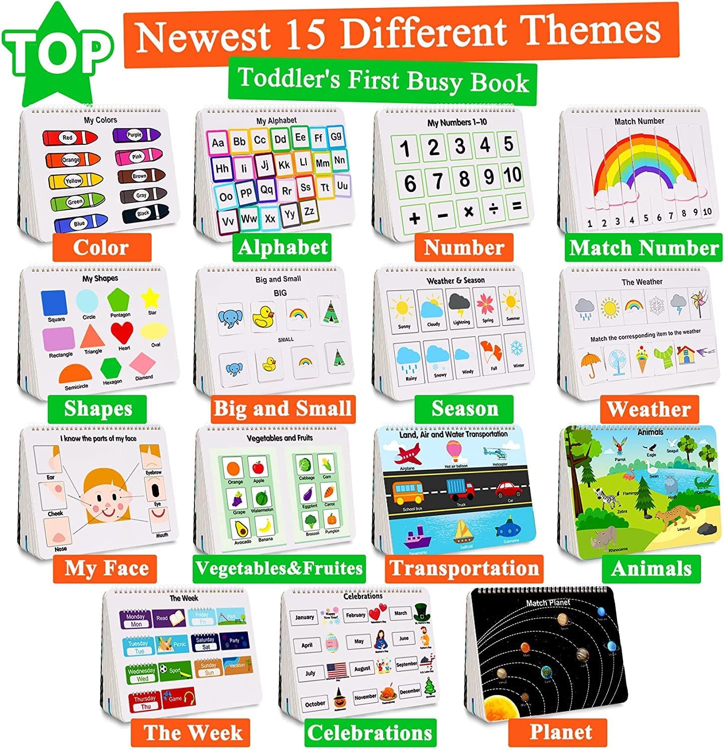 🔥My Preschool Busy Book📚 🎅Best Christmas Gift for kids