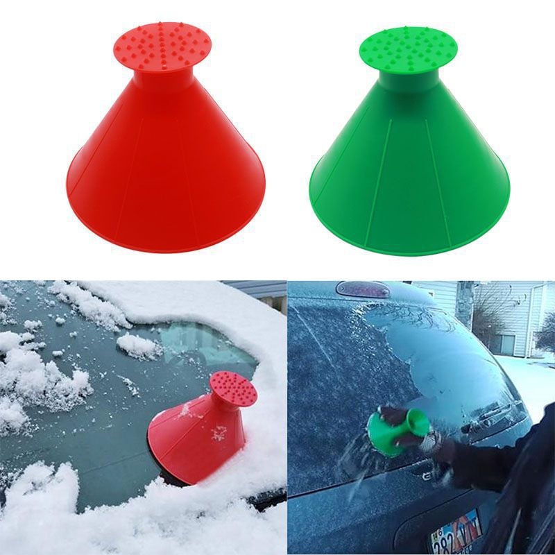 ❄WINTER DISCOUNT 49% OFF❄-Magic Car Ice Scraper Round Cone Shaped