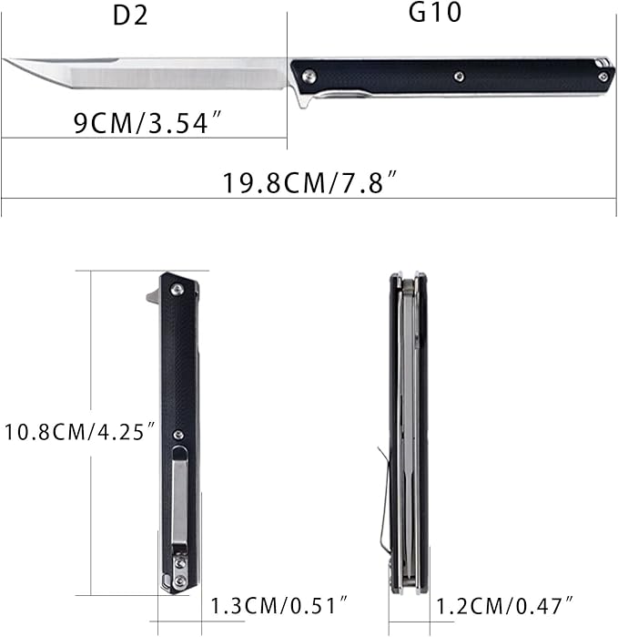 T42 Small Slim Pocket Flipper Knife