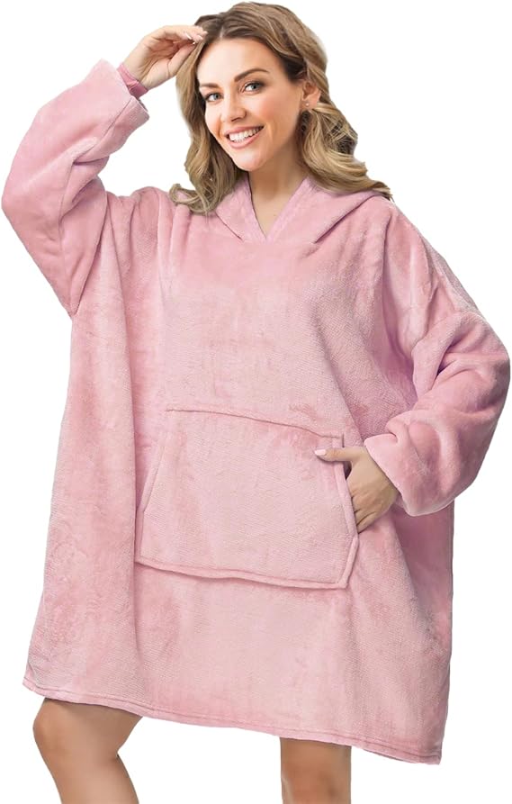 Wearable Blanket Hoodie Comfy Sweatshirt