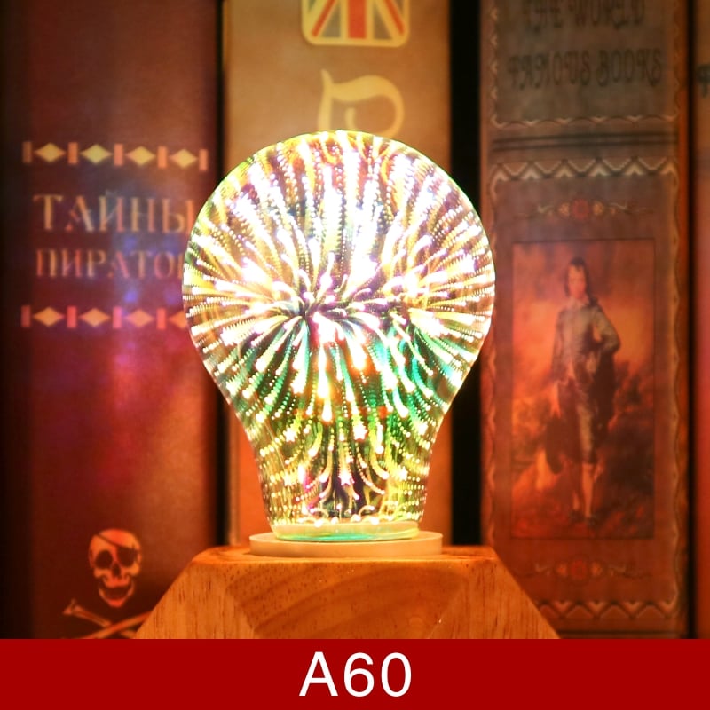 3D Fireworks LED Light Bulb