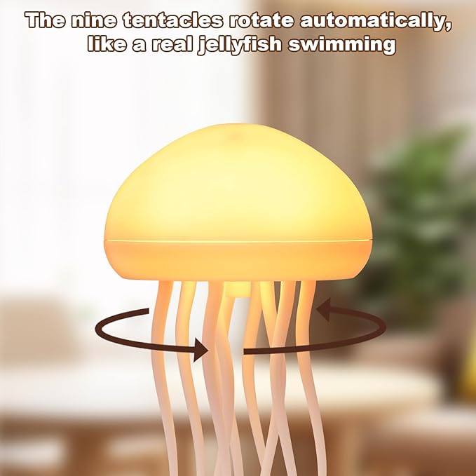 Jellyfish Lamp, Voice Control Jellyfish Lamp with Dancing Legs