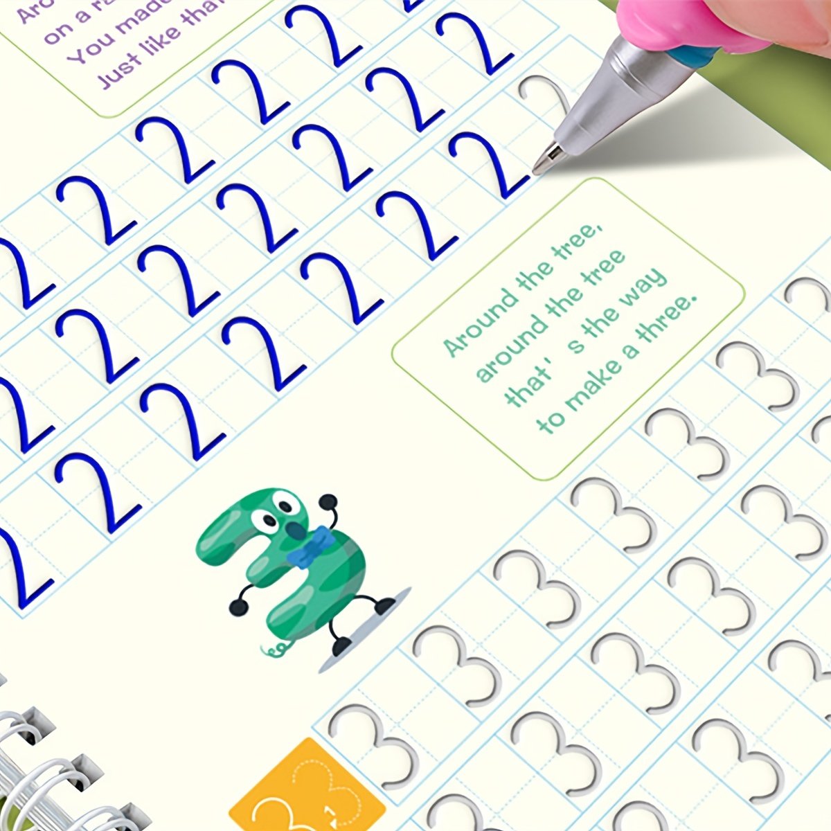 🎉LAST DAY 49% OFF - Reusable Copybook With Pen (writing will disappear)