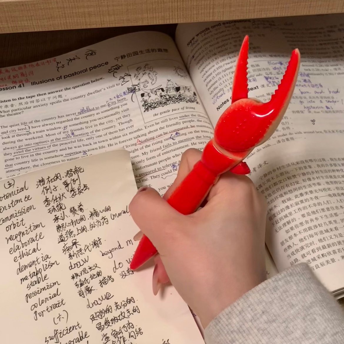 🔥Hot Sale 🦀Novelty Crab Claw Pens
