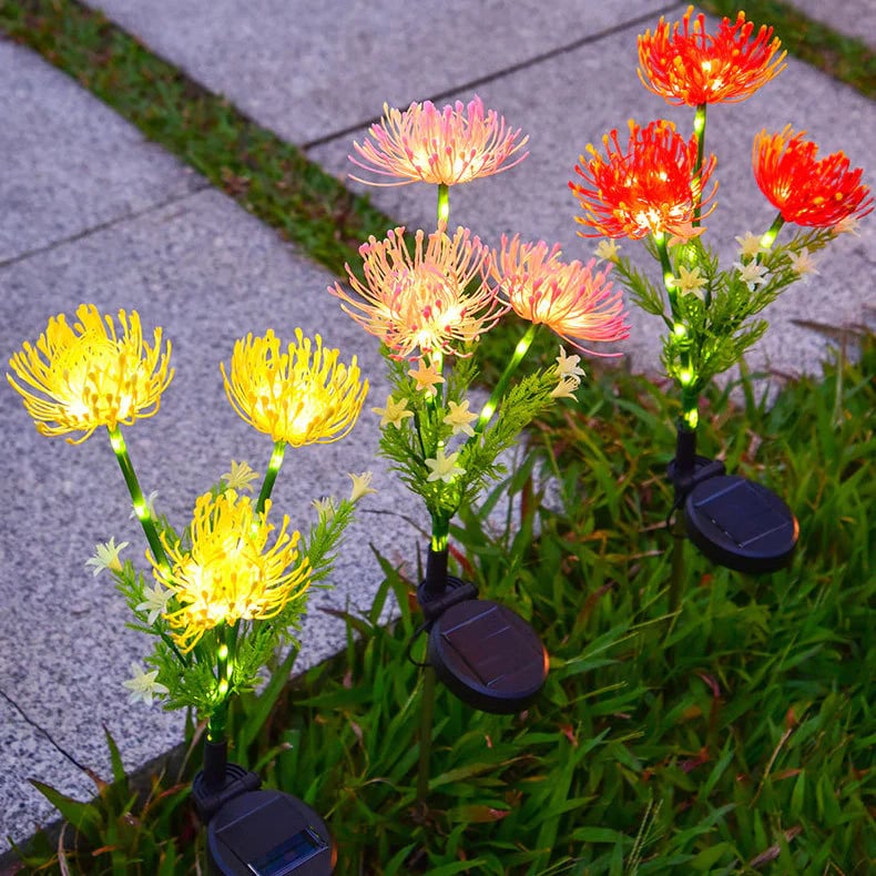 💐Waterproof Solar Flower Lights
