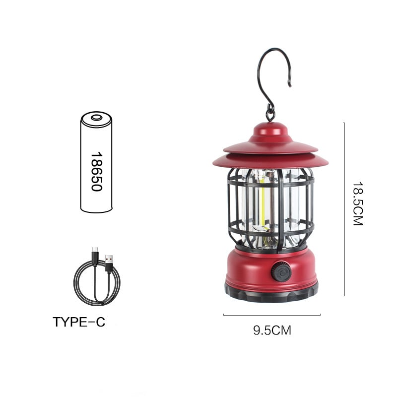 😍HOT-SELLING - Portable Retro Camping Lamp-Today 49% Off🔥