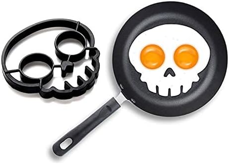 💀Omelette Mold DIY Silicone Egg Pancake Ring Shaper Cooking Tool
