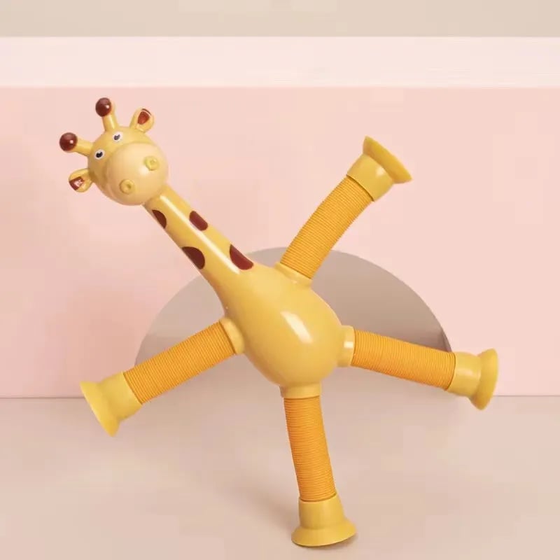 ✨Suction Cup Pop Tube Giraffe Toys