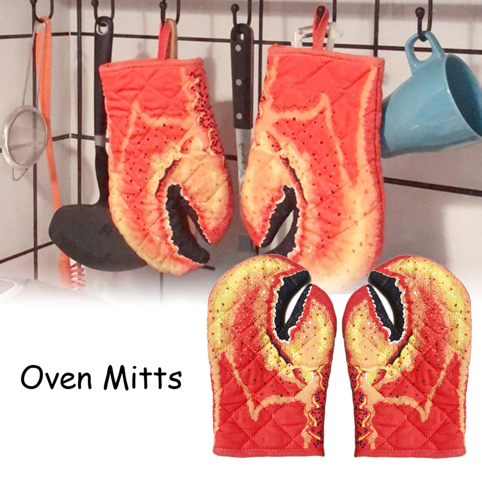 🤣Funny Lobster Claw Oven Mitts