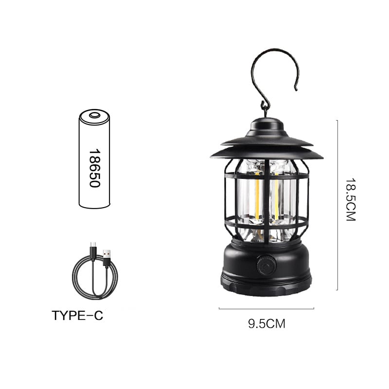 😍HOT-SELLING - Portable Retro Camping Lamp-Today 49% Off🔥