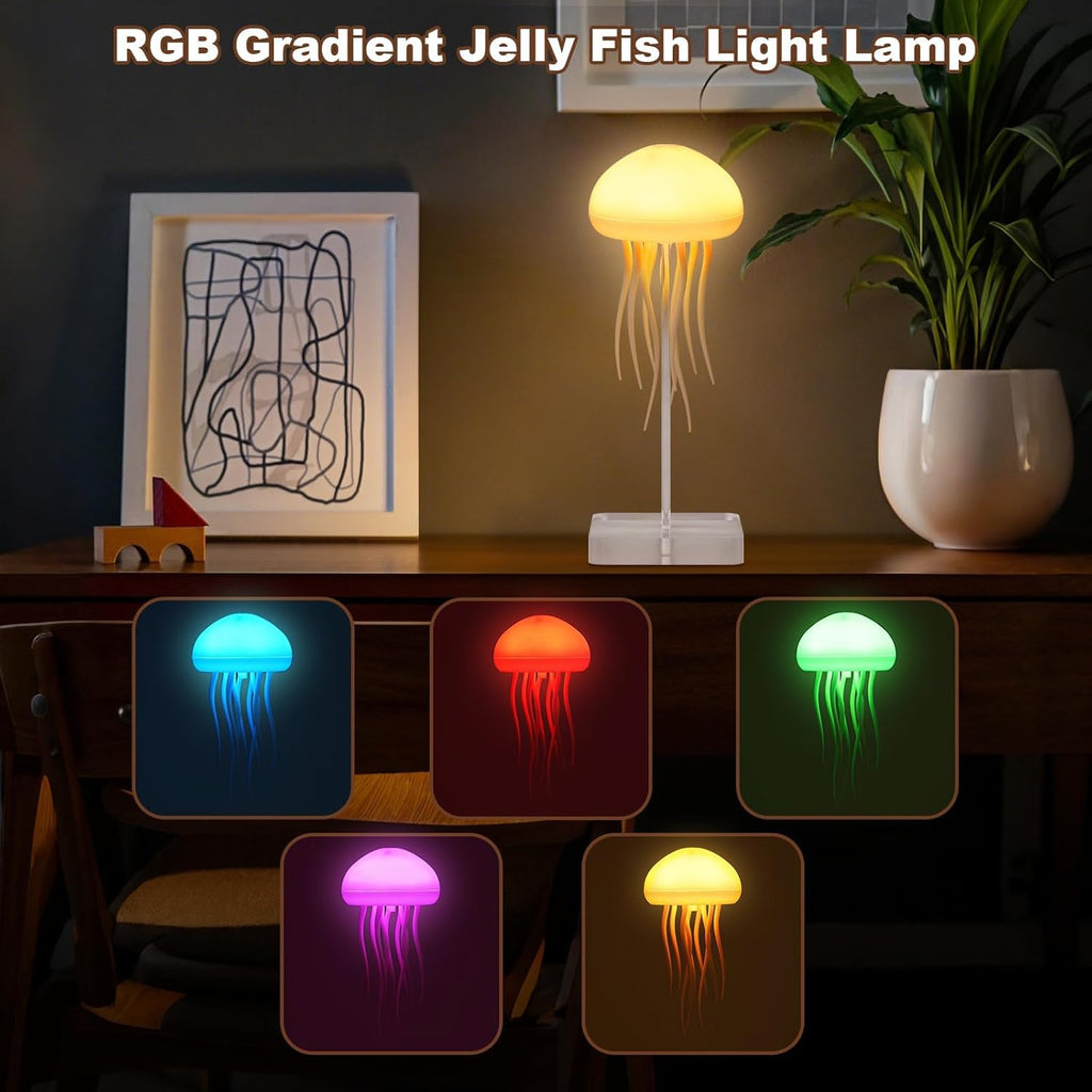 Jellyfish Lamp, Voice Control Jellyfish Lamp with Dancing Legs