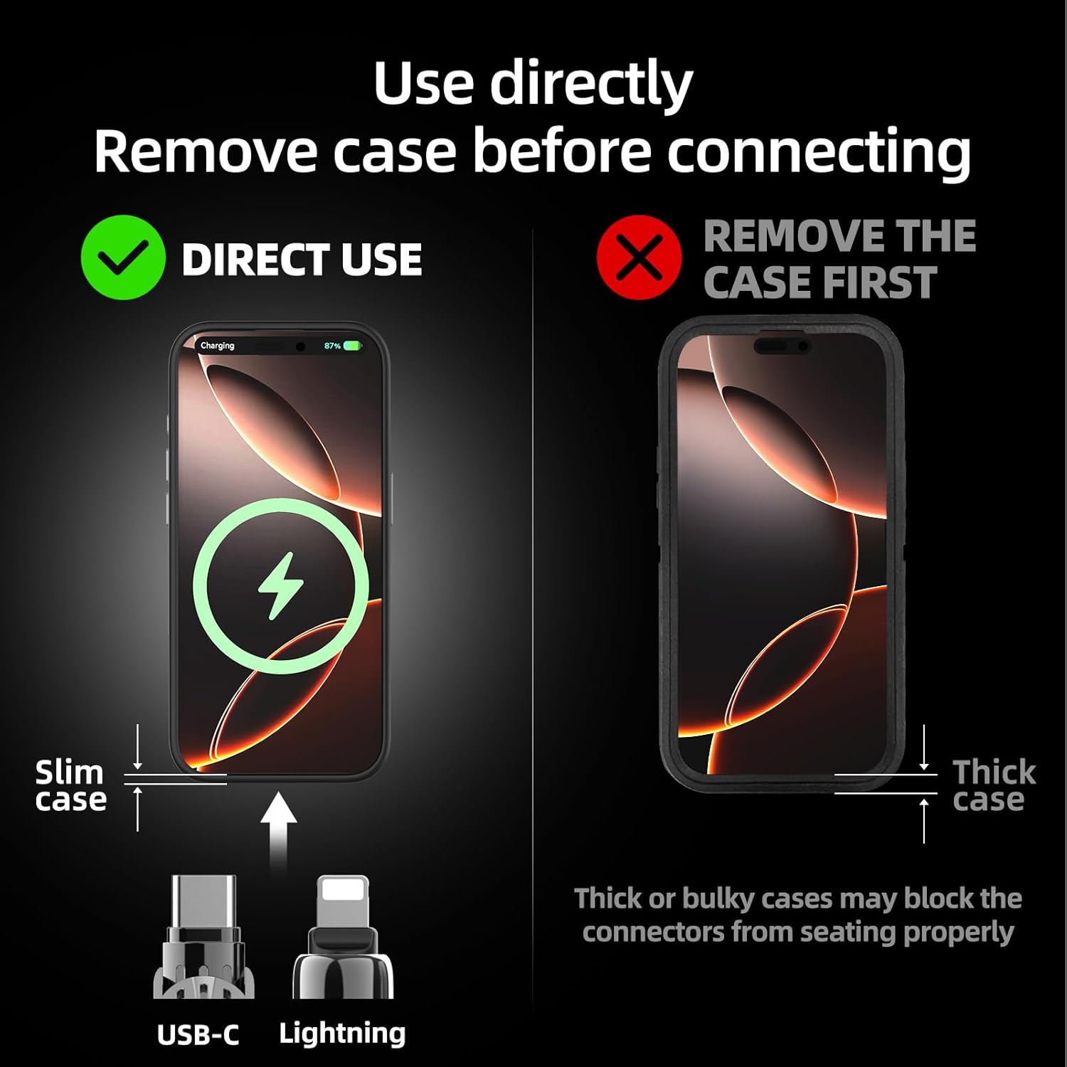 ⚡4-in-1 USB Charging Cable fast charging