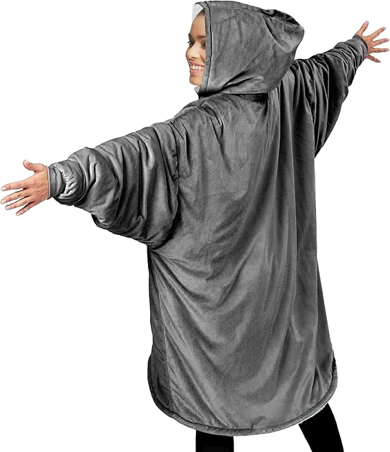 Wearable Blanket Hoodie Comfy Sweatshirt