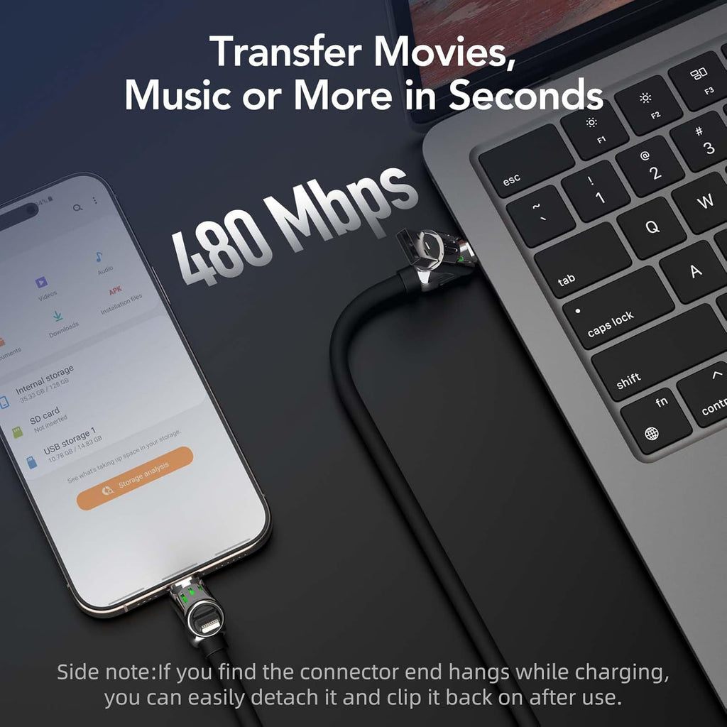 ⚡4-in-1 USB Charging Cable fast charging