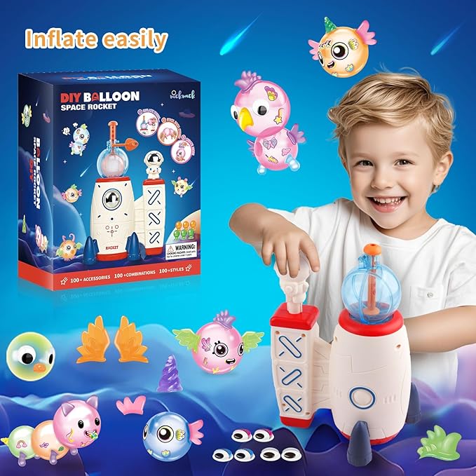 🔥Last Day Promotion 50% OFF🔥 - Space Rocket DIY Balloon Set