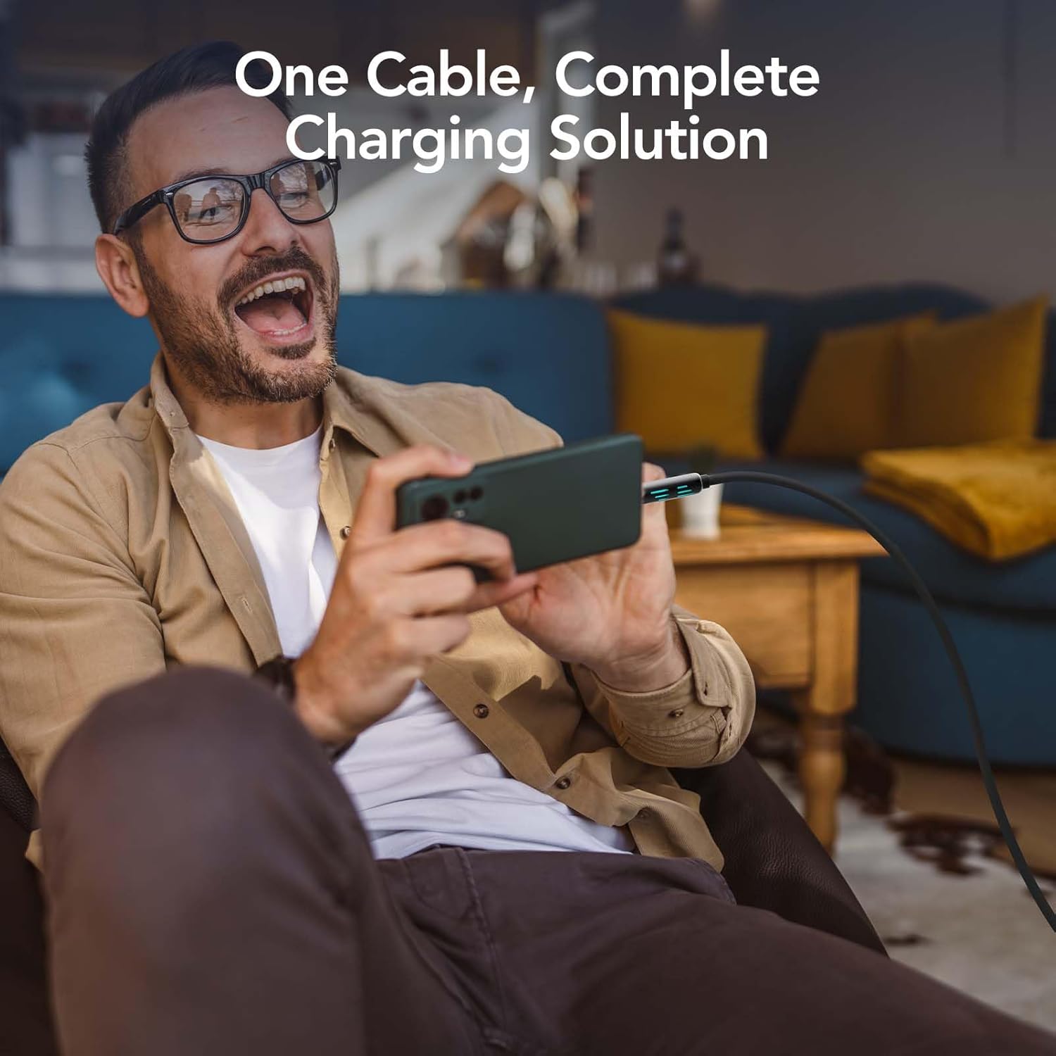 ⚡4-in-1 USB Charging Cable fast charging