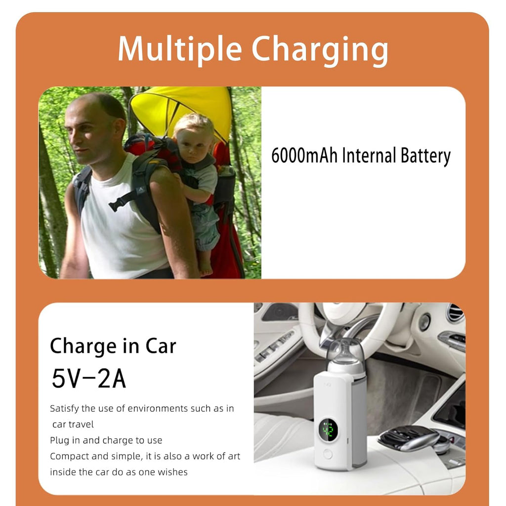 Portable Baby Milk Warmer 1 year warranty