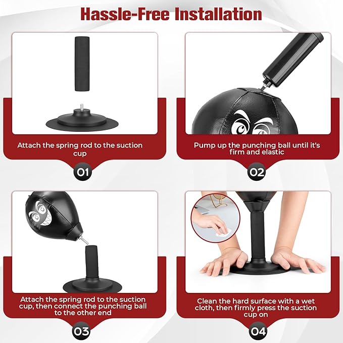 Desktop Punching Bag, Small Fun Punch Rage Bag