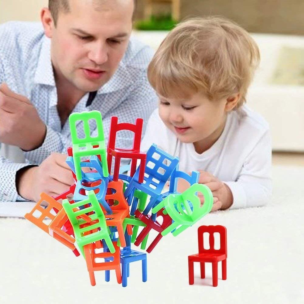 Christmas Hot Sale 49% OFF - Chairs Stacking Tower Balancing Game (18pcs)