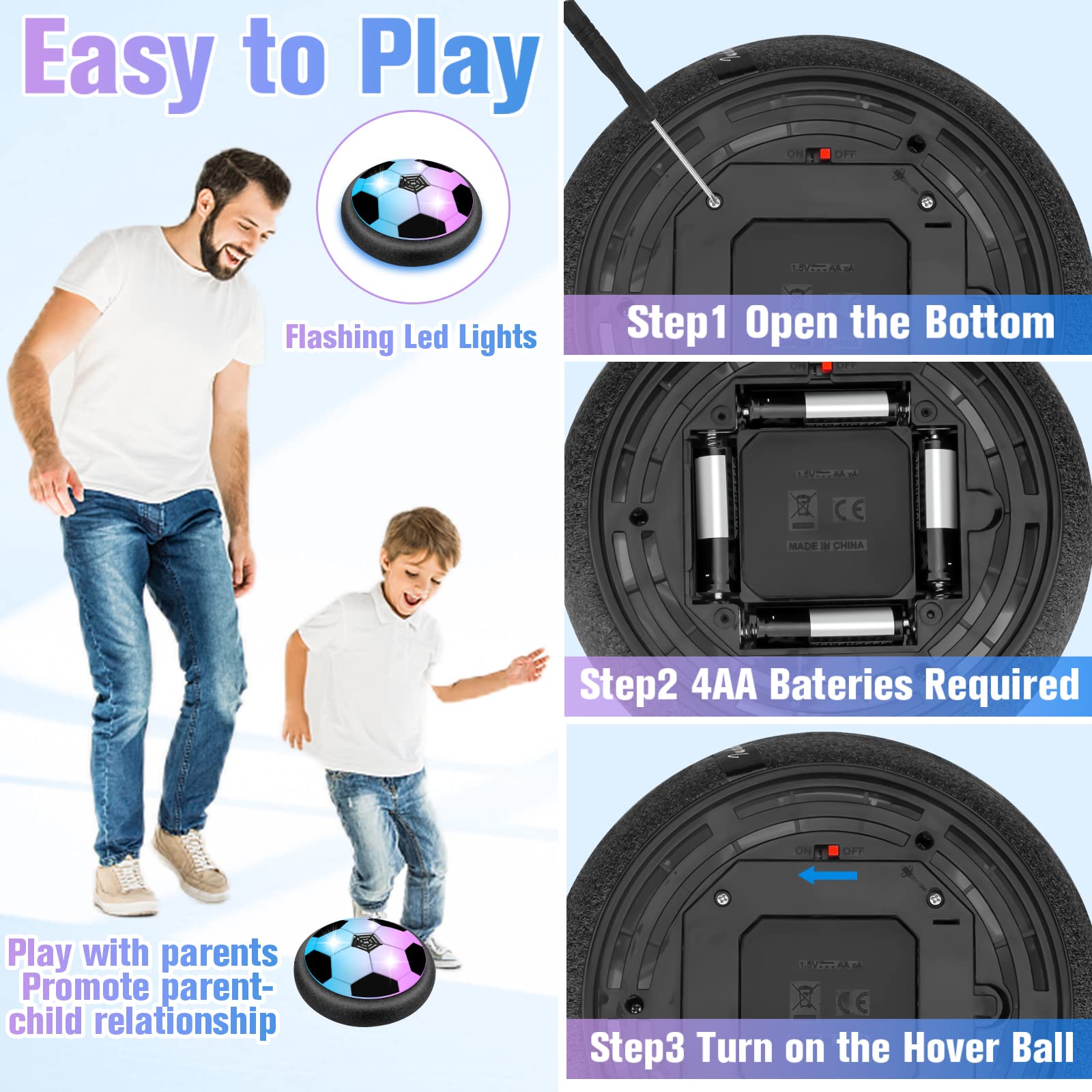 😍Early Christmas Promotion-49% OFF 🎅 - Hover Soccer Ball