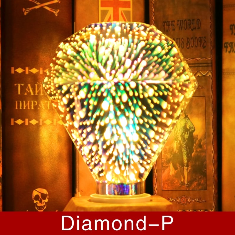 3D Fireworks LED Light Bulb