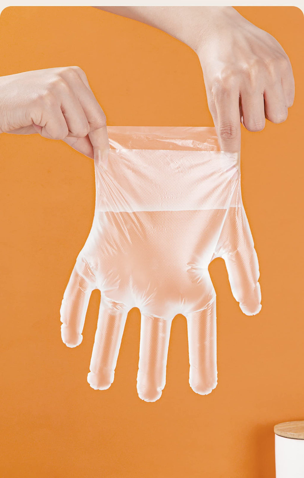 Disposable Glove Holder Organizer Wall Mounted (With 100PCS Gloves)