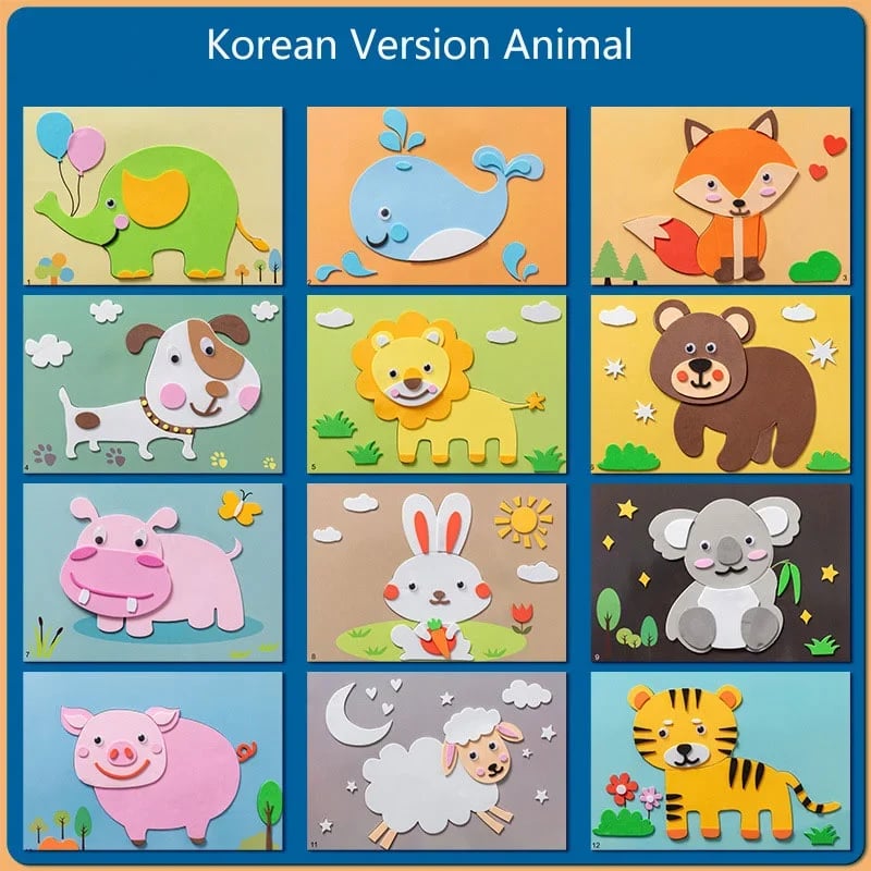 🔥Cartoon EVA Sticker Toys