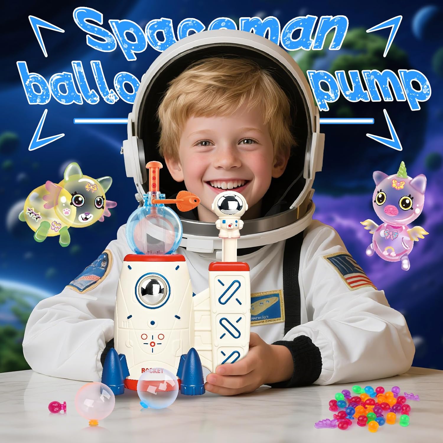 🔥Last Day Promotion 50% OFF🔥 - Space Rocket DIY Balloon Set
