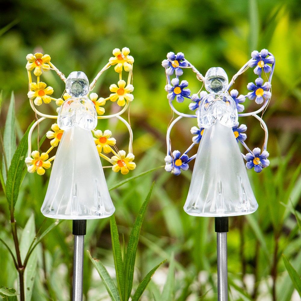 Solar Angel Garden Stake Lights - 2 Pack