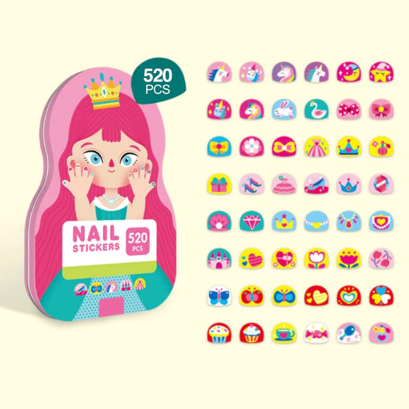 🌸Kids Nail Stickers (520pcs)