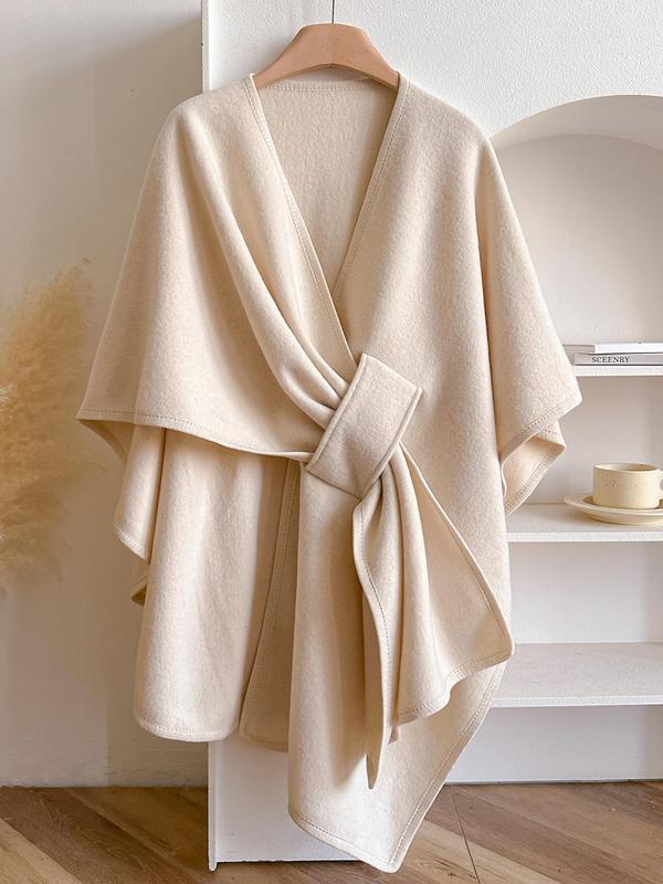 🏆Flash Sale⚡69K+ ✨2025 NEW Women's Solid Color Cashmere Cape Shawl