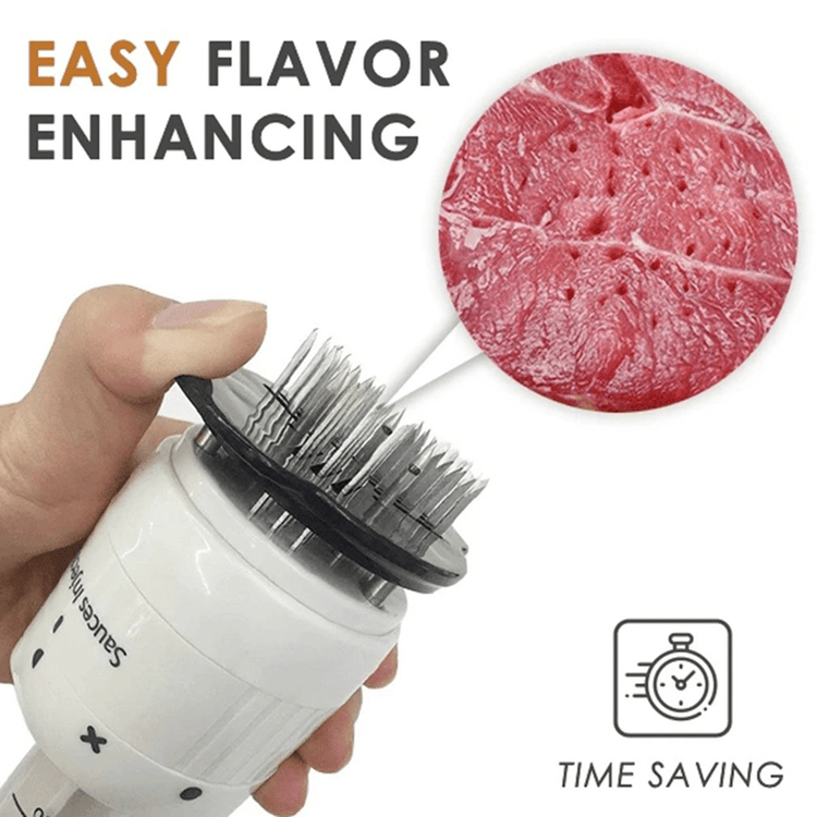 🎁Hot Sale 49% OFF⏳ 2 in 1 Tenderizer and Sauce Injector