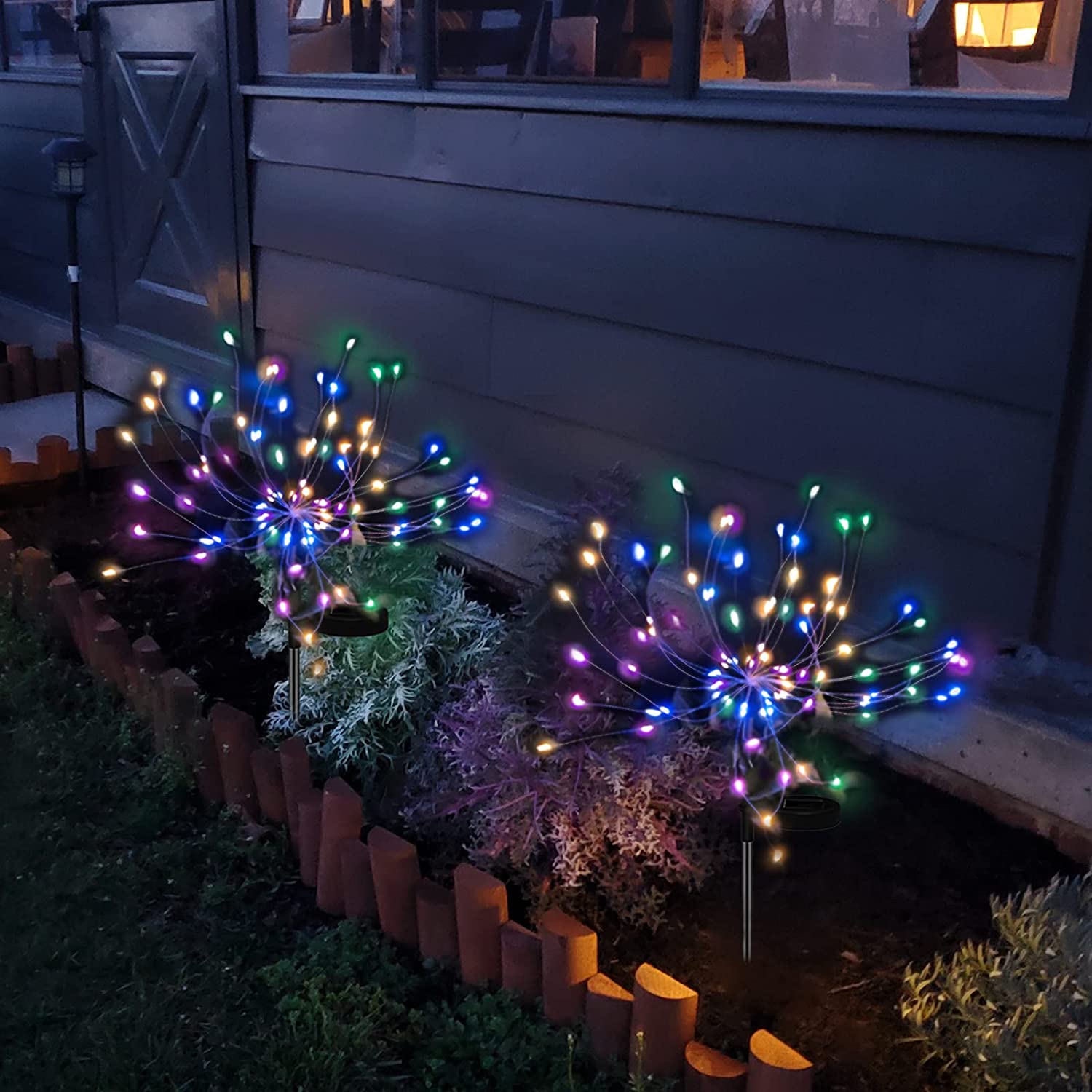 🔥Waterproof  Solar Garden Fireworks Lamp