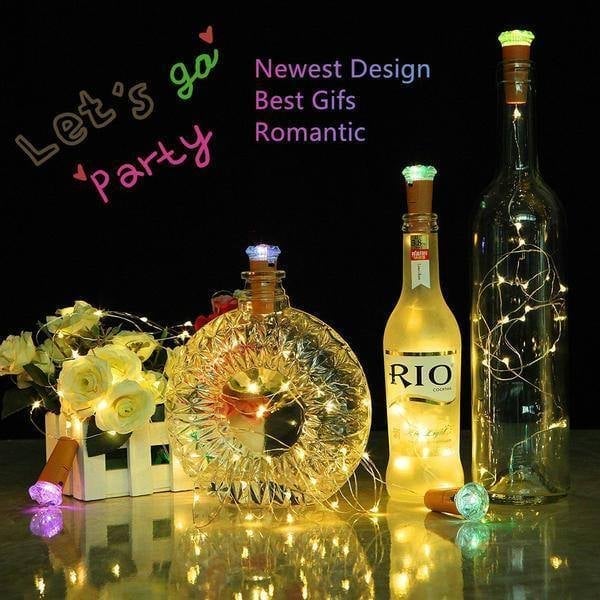 (🎅HOT SALE NOW-49% OFF) BOTTLE LIGHTS ( Battery Included - Replaceable )