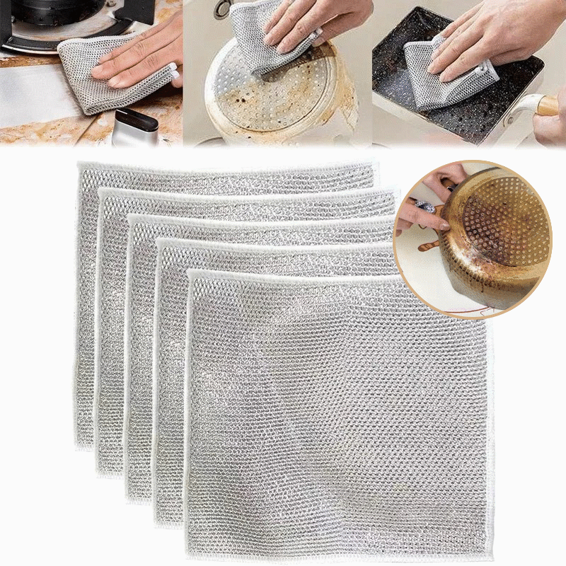 🔥Multipurpose Wire Miracle Cleaning Cloths
