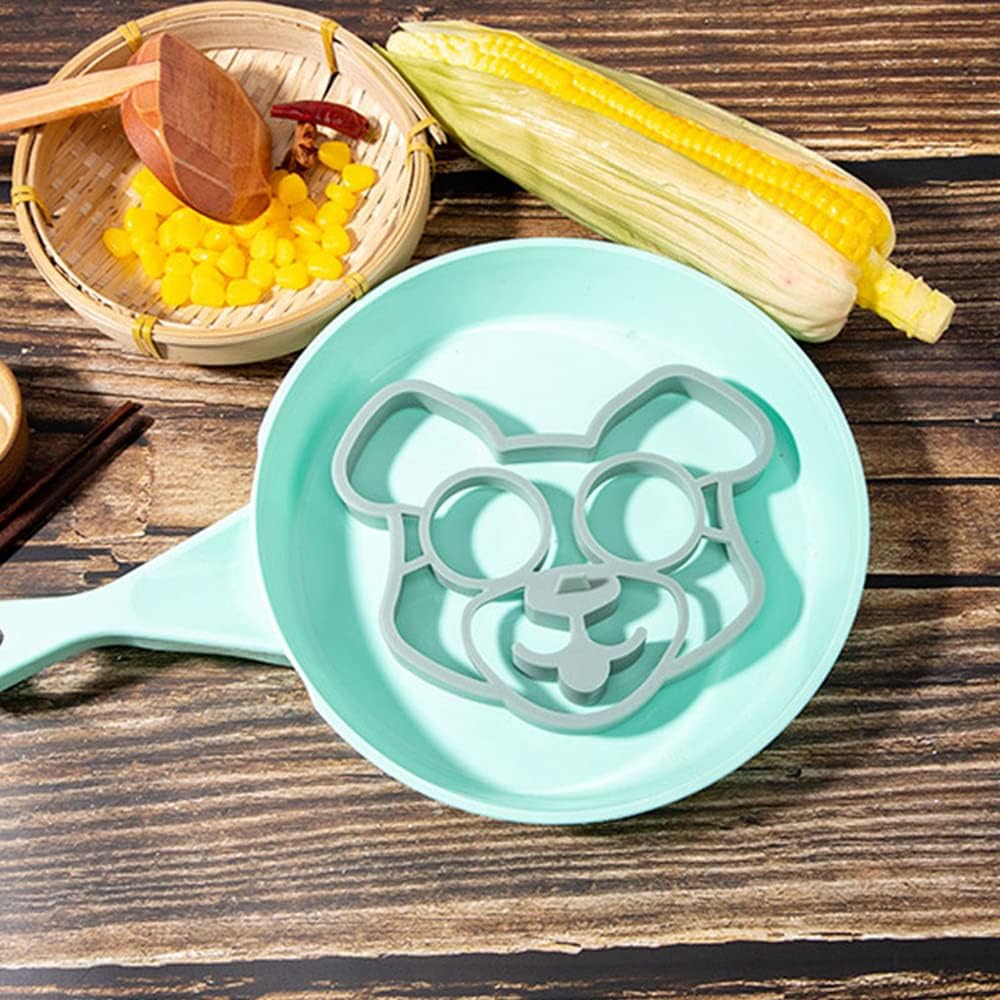 💀Omelette Mold DIY Silicone Egg Pancake Ring Shaper Cooking Tool