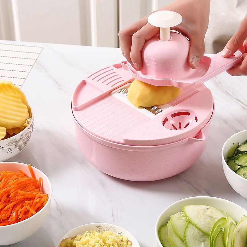 12-piece set of multi-function vegetable cutters