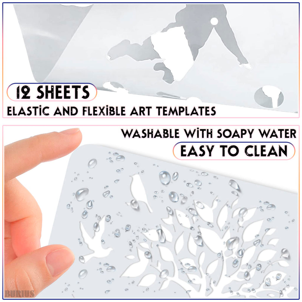 🎨Fast Draw Stencil Art Templates