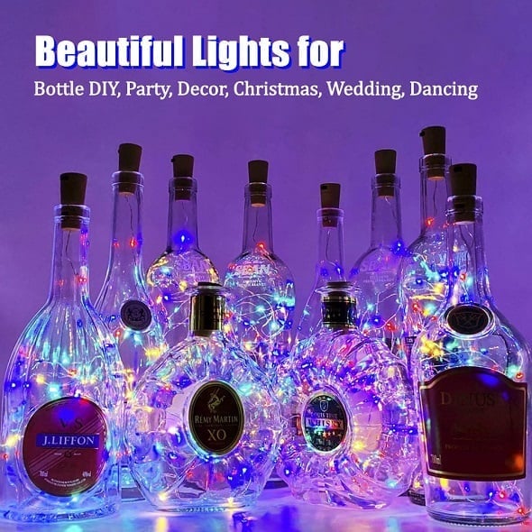 (🎅HOT SALE NOW-49% OFF) BOTTLE LIGHTS ( Battery Included - Replaceable )