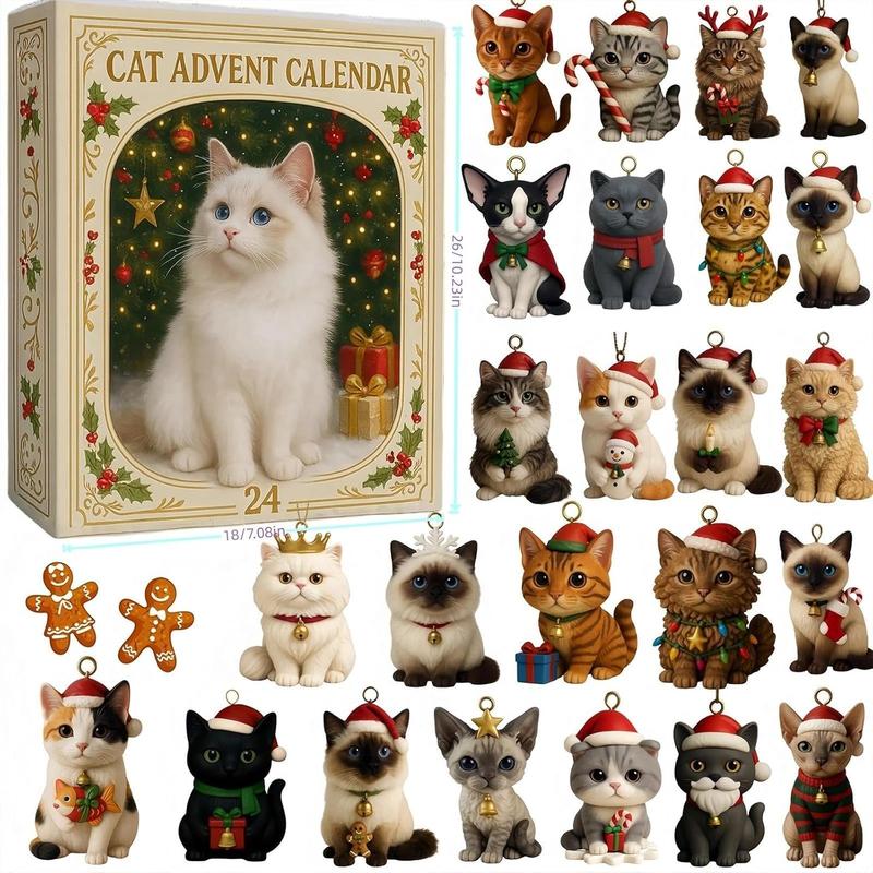 🎄Christmas Sale 49% Off 🐱2025 Cat Lovers Advent Calendar