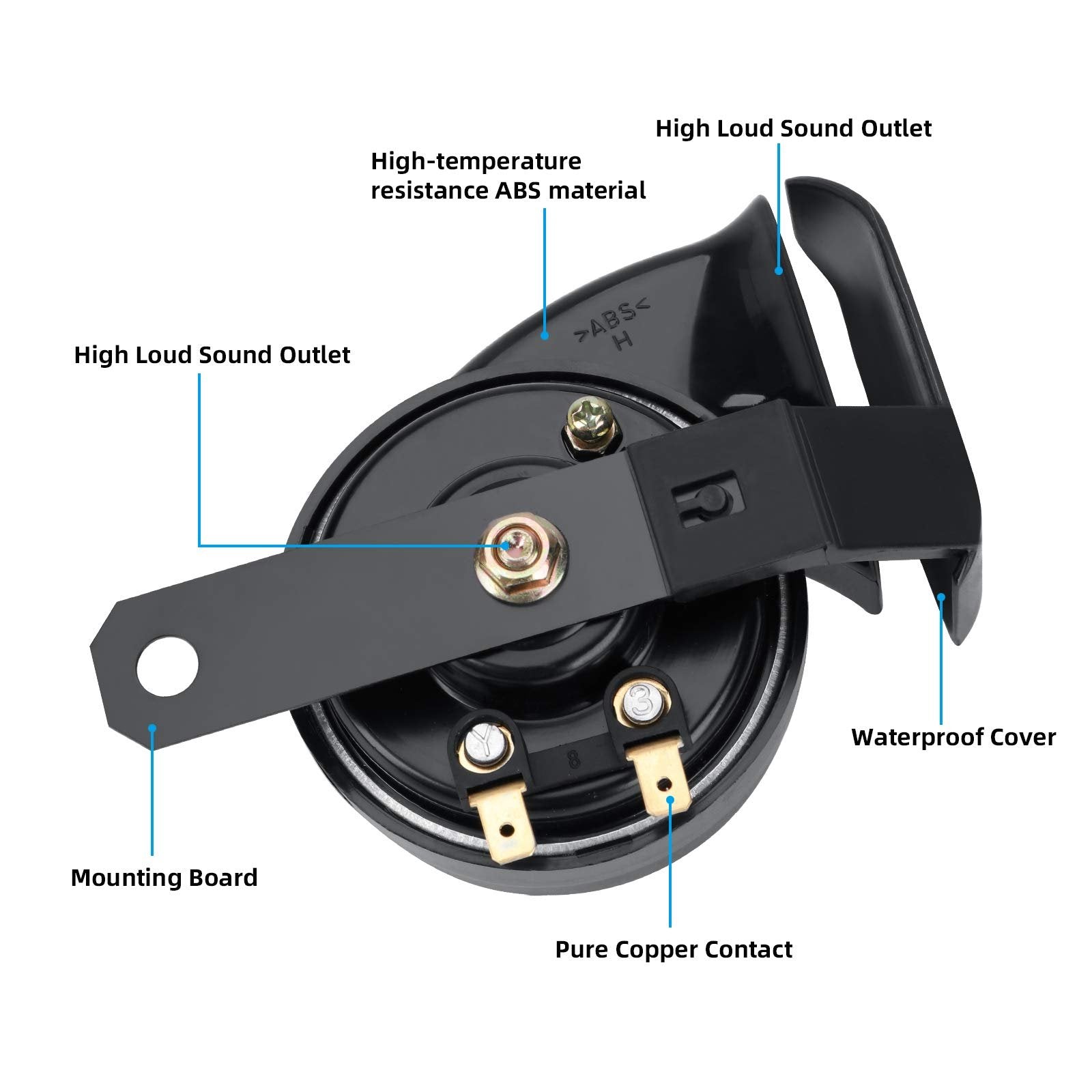Air Horn For 12V Truck Motorcycle