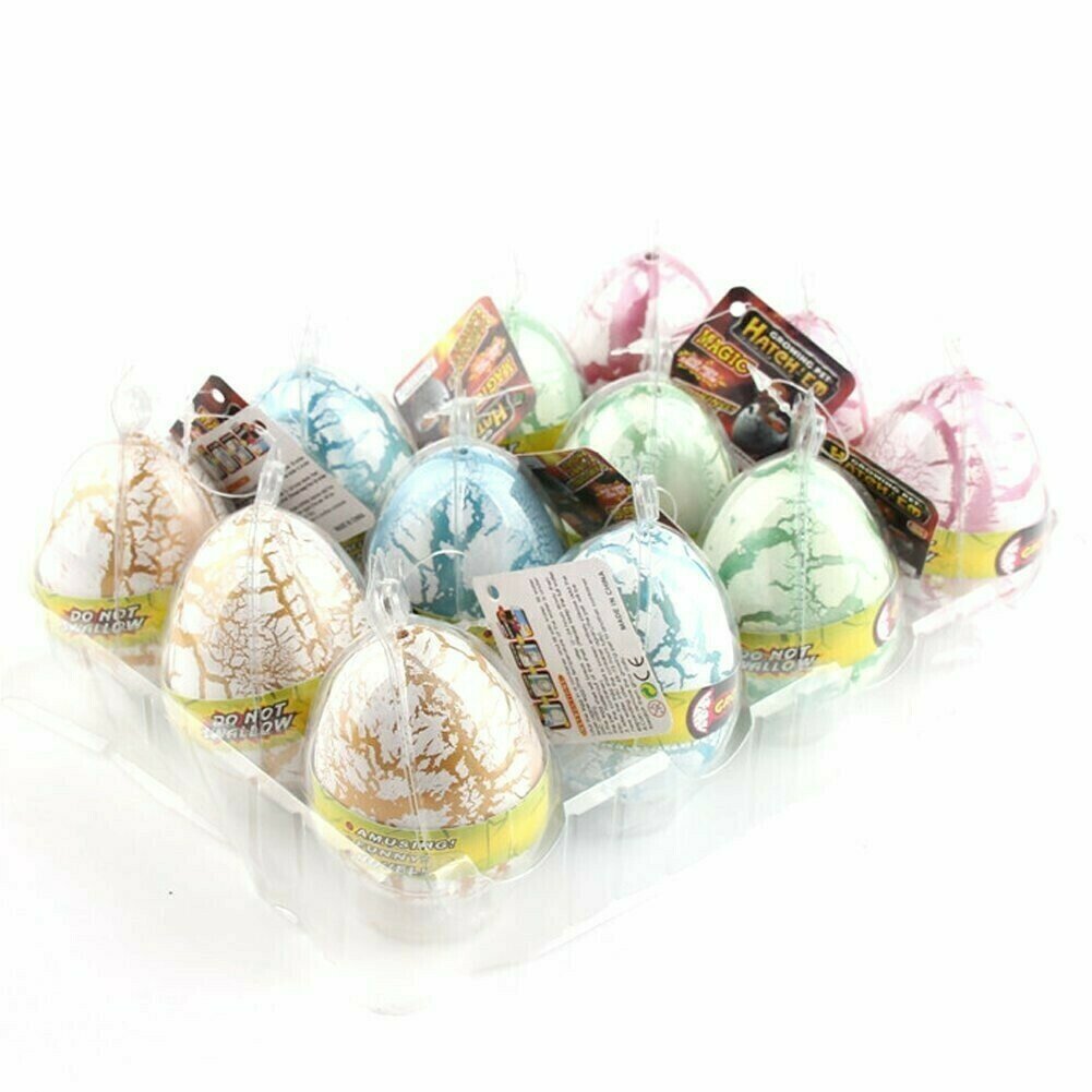 Interesting watercolor cracked dinosaur hatching egg