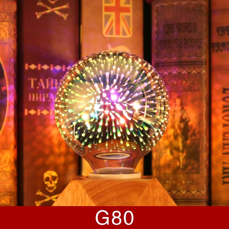 3D Fireworks LED Light Bulb