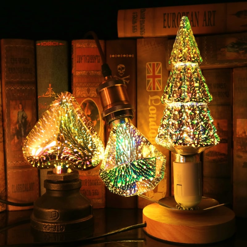3D Fireworks LED Light Bulb